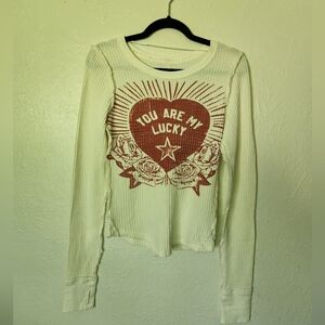 We The Free Long Sleeve Tee S